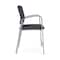 Lesro Newport Wide Hip Chair Metal Frame, Silver, RS Night Sky Upholstery NP1261 - alternate 3